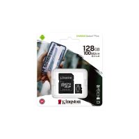 KINGSTON TECHNOLOGY CANVAS SELECT TARJETA MICSDXC PLUS 100R A1 C10 DE 128 GB + ADP