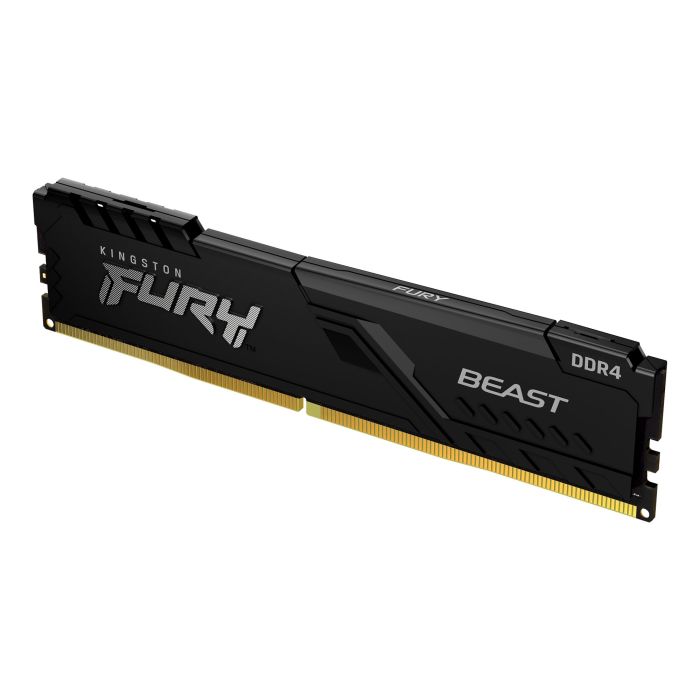 MEMORIA RAM KINGSTON FURY BEAST BLACK 16GB 3200MTS DDR4 CL16 DIMM