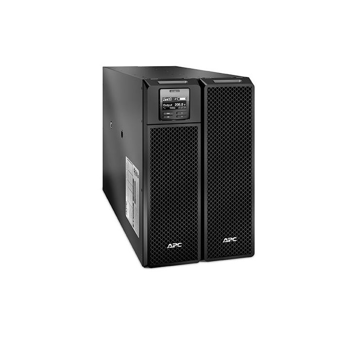 UPS APC 10000VA10000W 208V DOBLE CONVERSIÓN EN LÍNEA ONDA SINUSOIDAL 6 SALIDAS COLOR NEGRO