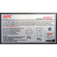 APC RBC43 BATERÍA PARA SISTEMA UPS SEALED LEAD ACID (VRLA)