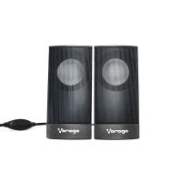 BOCINAS VORAGO SPK-106 NEGRO USB PASIVAS PARA COMPUTADORA 2.