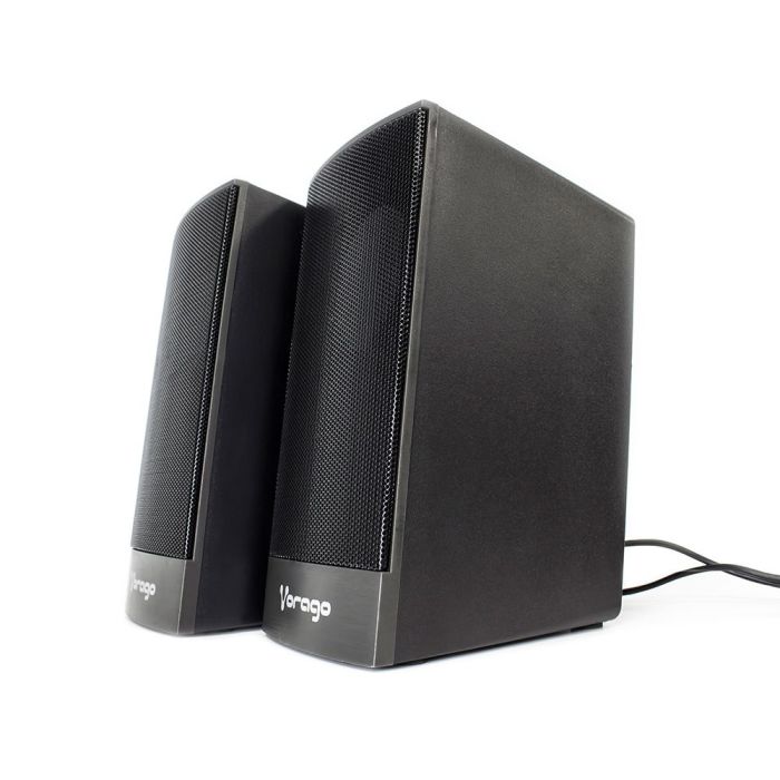 BOCINAS VORAGO SPK-106 NEGRO USB PASIVAS PARA COMPUTADORA 2.