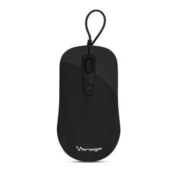 MOUSE VORAGO MO-102 NEGRO OPTICO ALAMBRICO 10001600 DPIS U