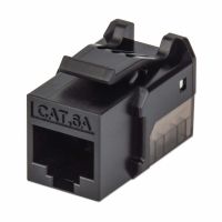 JACK INTELLINET KEYSTONE CAT6A DE IMPACTO UTP COLOR NEGRO