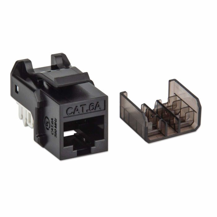 JACK INTELLINET KEYSTONE CAT6A DE IMPACTO UTP COLOR NEGRO