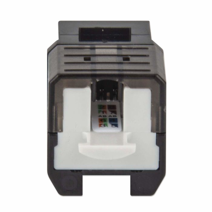 JACK INTELLINET KEYSTONE CAT6A DE IMPACTO UTP COLOR NEGRO