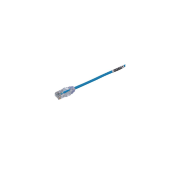 CABLE DE PARCHEO UTP CAT6A, CMLSZH, DIÁMETRO REDUCIDO (28AWG), COLOR AZUL, 3FT