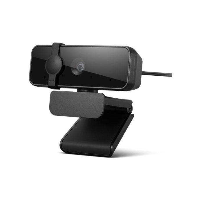 CÁMARA WEB LENOVO ESSENTIAL FHD 1080P 2 MICRÓFONOS INTEGRADOS VISIÓN 95° USB COLOR NEGRO