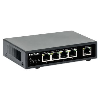 INTELLINET SWITCH POE+ CON 5 PUERTOS GIGABIT 2