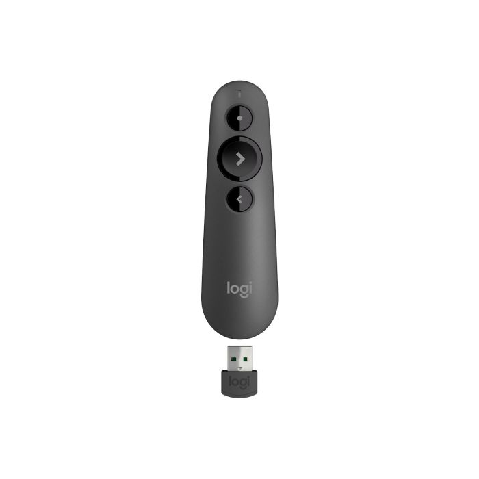 PRESENTADOR LOGITECH R500S LÁSER REMOTO INALÁMBRICO COLOR NEGRO