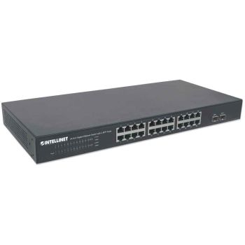 INTELLINET SWITCH DE 24 PUERTOS GIGABIT ETHERNET CON 2 PUERTOS SFP 2