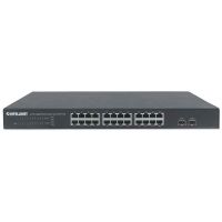 INTELLINET SWITCH DE 24 PUERTOS GIGABIT ETHERNET CON 2 PUERTOS SFP