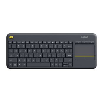 TECLADO LOGITECH K400 PLUS INALÁMBRICO CTOUCHPAD COLOR NEGRO