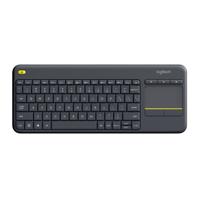 TECLADO LOGITECH K400 PLUS INALÁMBRICO CTOUCHPAD COLOR NEGRO