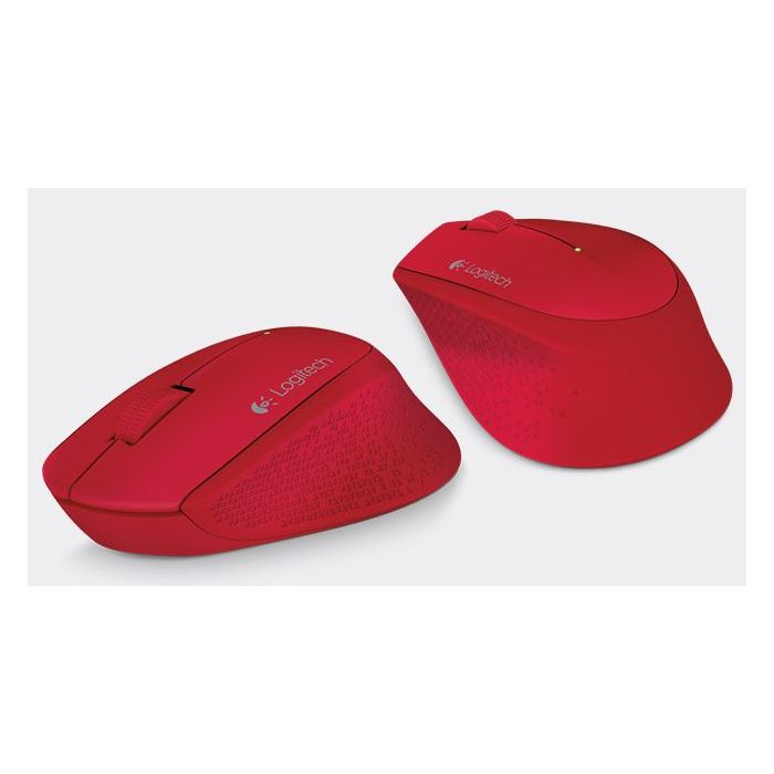 MOUSE ÓPTICO LOGITECH M280 INALÁMBRICO COLOR ROJO