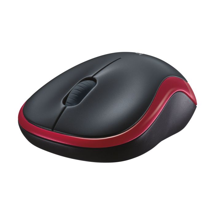 MOUSE LOGITECH M185 INALÁMBRICO COLOR ROJO