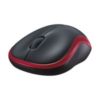 MOUSE LOGITECH M185 INALÁMBRICO COLOR ROJO