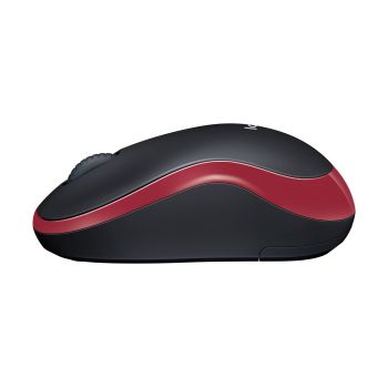 MOUSE LOGITECH M185 INALÁMBRICO COLOR ROJO 2