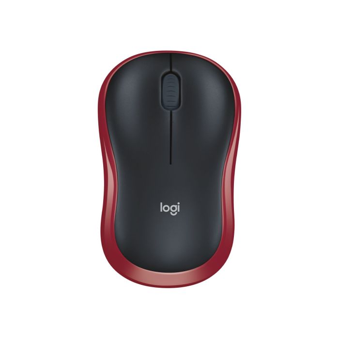 MOUSE LOGITECH M185 INALÁMBRICO COLOR ROJO