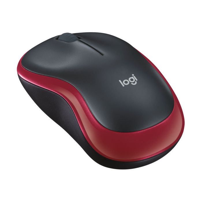 MOUSE LOGITECH M185 INALÁMBRICO COLOR ROJO