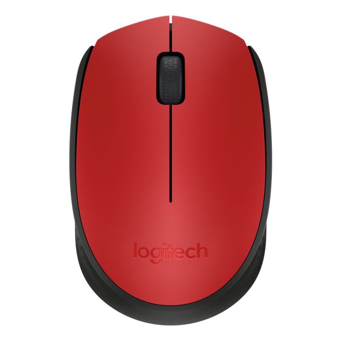 MOUSE LOGITECH M170 INALÁMBRICO PLUG AND PLAY USB COLOR ROJO