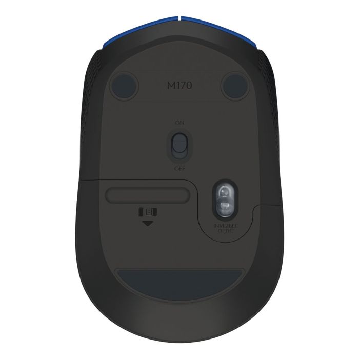 MOUSE LOGITECH M170 INALÁMBRICO PLUG AND PLAY USB COLOR AZUL