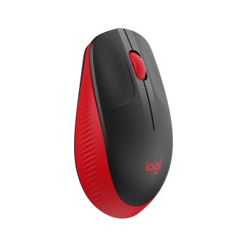 MOUSE LOGITECH M190 FULL SIZE INALÁMBRICO 1000 DPI USB COLOR ROJO 2