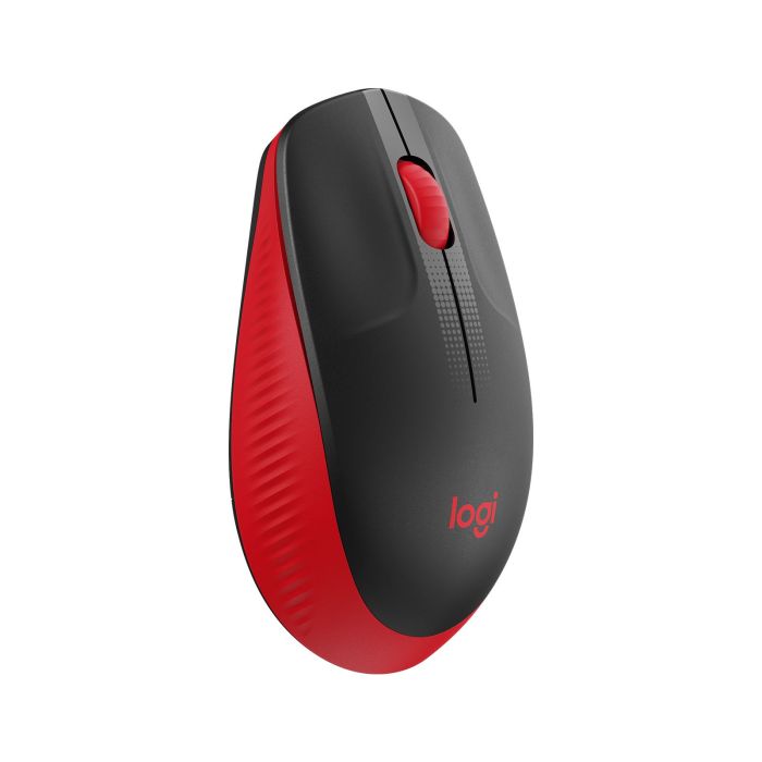 MOUSE LOGITECH M190 FULL SIZE INALÁMBRICO 1000 DPI USB COLOR ROJO
