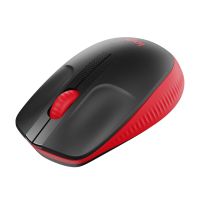 MOUSE LOGITECH M190 FULL SIZE INALÁMBRICO 1000 DPI USB COLOR ROJO