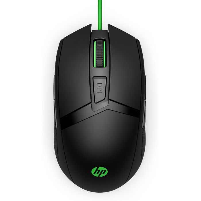 MOUSE HP 300 PAVILION GAMING 5000 DPI COLOR NEGRO-VERDE