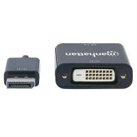 ADAPTADOR MANHATTAN DISPLAYPORT 1.2A M A DVI-D H ACTIVO COLOR NEGRO