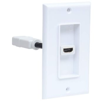 JACK HDMI MANHATTAN BLANCO FACEPLATE CON 1 PUERTO 771719    2