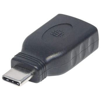 ADAPTADOR MANHATTAN USB-C 3.1 GEN 1 SUPER VELOCIDAD CMAH 5 GBPS COLOR NEGRO