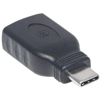 ADAPTADOR MANHATTAN USB-C 3.1 GEN 1 SUPER VELOCIDAD CMAH 5 GBPS COLOR NEGRO 2