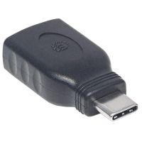 ADAPTADOR MANHATTAN USB-C 3.1 GEN 1 SUPER VELOCIDAD CMAH 5 GBPS COLOR NEGRO