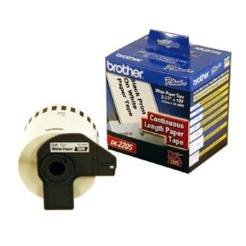 CINTA BROTHER DK2205, COLOR BLANCO