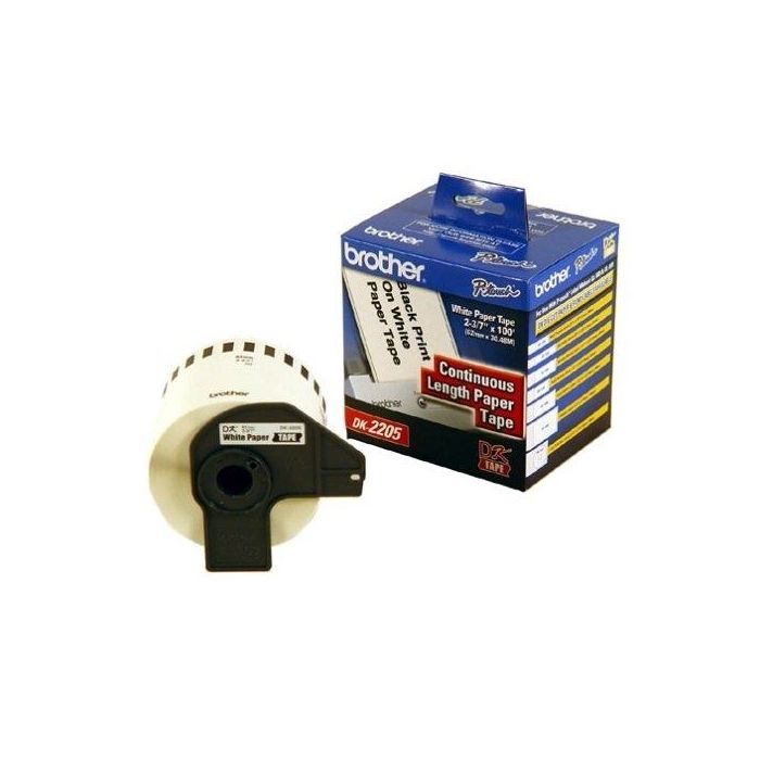 CINTA BROTHER DK2205, COLOR BLANCO