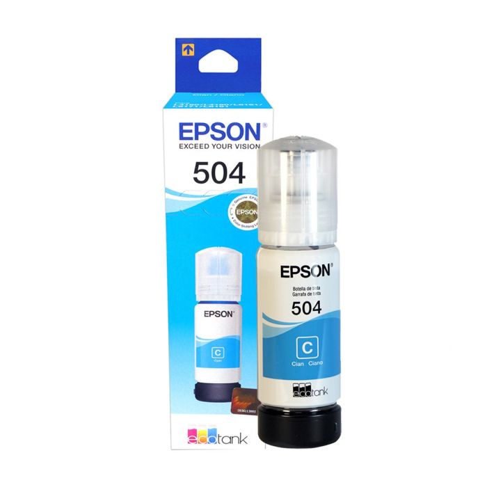 CARTUCHO EPSON T504 CYAN  L4150 L4160 70ML
