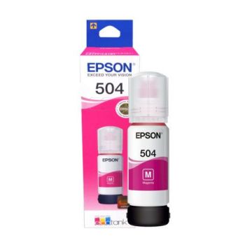 CARTUCHO EPSON ECOTANK T504 MAGENTA SERIE L 70ML DYE (T504320-AL)