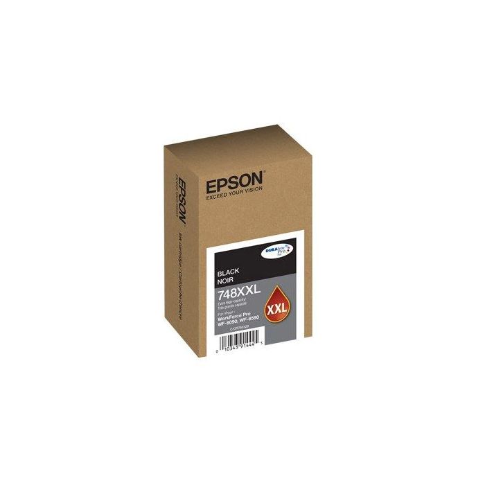 TINTA EPSON T748XXL CAPACIDAD EXTRA ALTA WF-6090 WF-6590 COLOR NEGRO