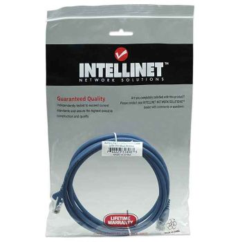 CABLE PATCH INTELLINET 2.0M(7.0F) CAT 5E UTP COLOR AZUL 2