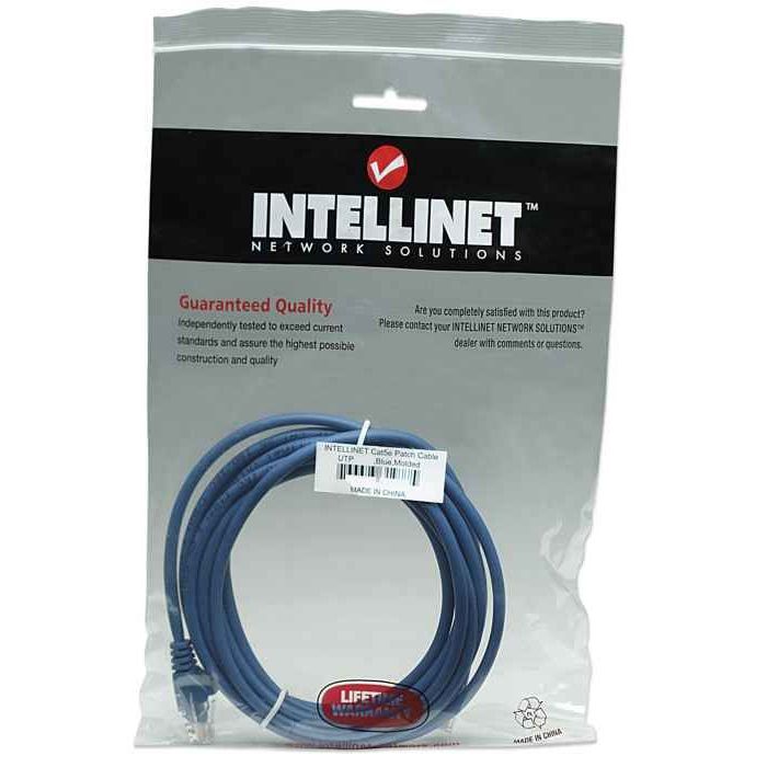 CABLE PATCH INTELLINET 1.0M(3.0F) CAT 5E UTP COLOR AZUL