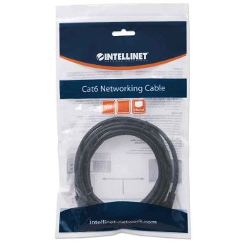 CABLE INTELLINET RED CAT6 UTP RJ45 M-M 1M COLOR NEGRO 2
