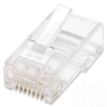 PLUG RJ45, INTELLINET, 790055, CAT 5E UTP MULTIFILAR BOTE 100 PZAS