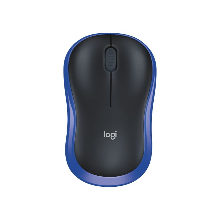MOUSE LOGITECH M185 INALÁMBRICO 1000 DPI PLUG AND PLAY COLOR AZUL