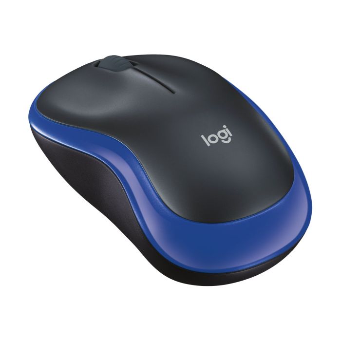 MOUSE LOGITECH M185 INALÁMBRICO 1000 DPI PLUG AND PLAY COLOR AZUL