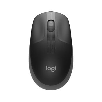 MOUSE LOGITECH M190 FULL SIZE INALÁMBRICO 1000 DPI USB COLOR GRIS