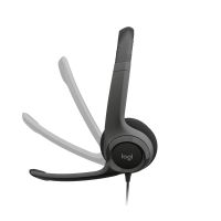 AUDIFONO DE DIADEMA LOGITECH H390 CMICROFONO USB COLOR NEGRO