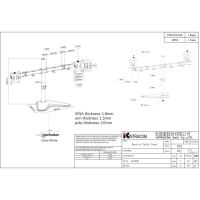 SOPORTE MONITOR MANHATTAN PARA 2 MONITORES 13 A 32 ESCRITORIO BRAZOS DOBLE ARTICULACIÓN COLOR NEGRO