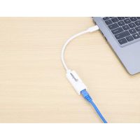 ADAPTADOR MANHATTAN USB C 3.1 A RED GIGABIT 101001000 MBPS COLOR BLANCO